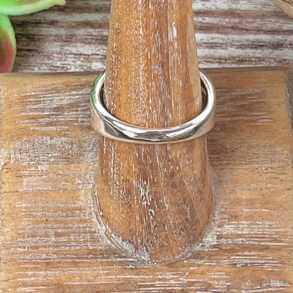 NEW Chunky Stacked Sterling Silver Ring Sz 9 - Picture 5 of 6